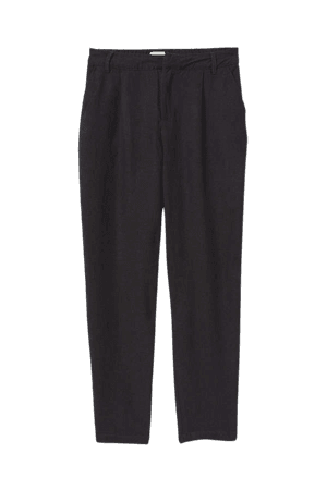Ankle-length Pull-on Pants - Black