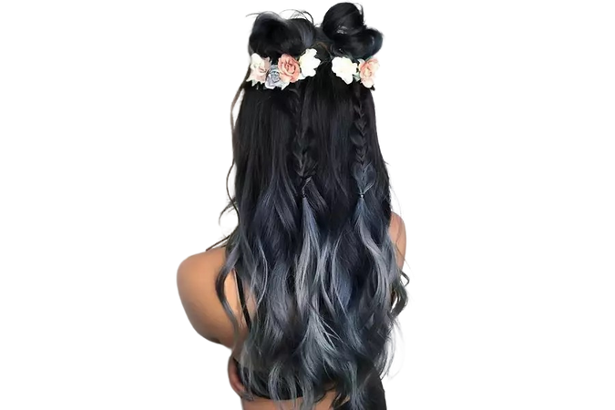 fairycore hairstyles ombre hair