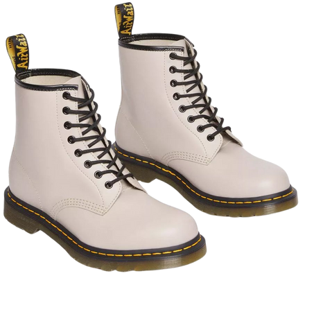 1460 Smooth Leather Lace Up Boots in VINTAGE TAUPE | Dr. Martens