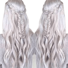 long pastel hair