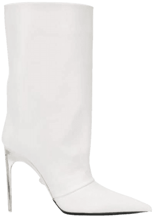 Versace Clear Heel Boots - Farfetch