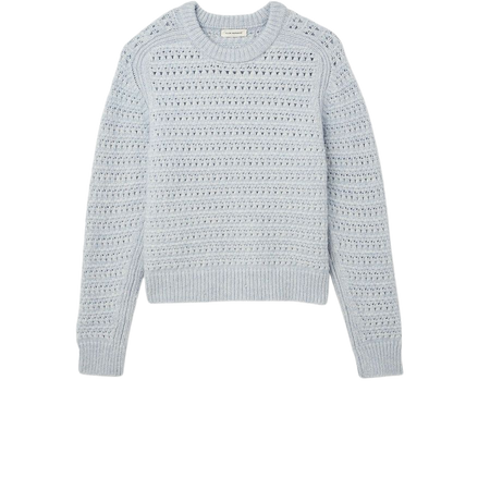 Textured Stitch Crew Sweater