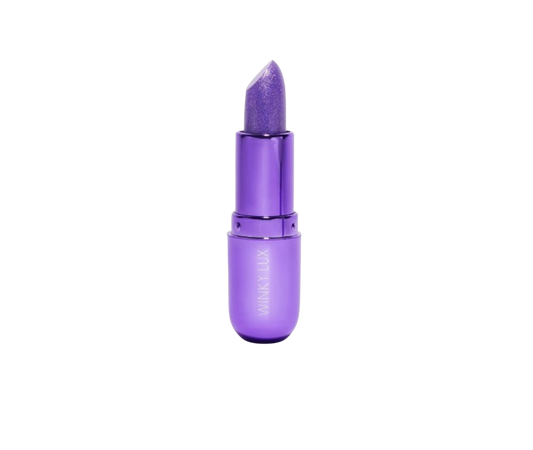 purple lipstick tube