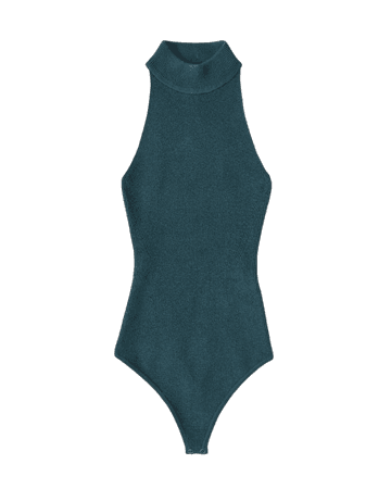Women's Halter Sweater-Knit Bodysuit | Women's New Arrivals | Abercrombie.com