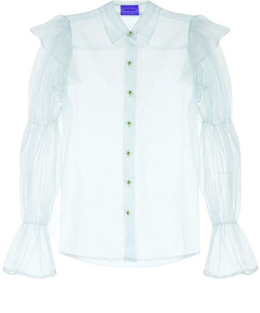 Macgraw Souffle sheer blouse