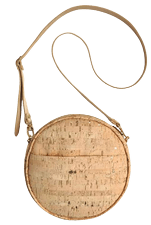 round cork bag