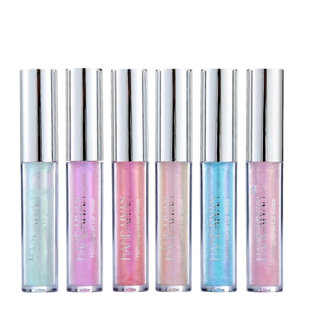 6 Colors Laser Holographic Lip Gloss Liquid Lipstick Mermaid Pigment Longlasting Glitter Lipgloss Waterproof Metallic Lip Makeup| | - AliExpress