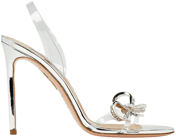 Aquazzura Babe Crystal-Embellished Sandals | INTERMIX®