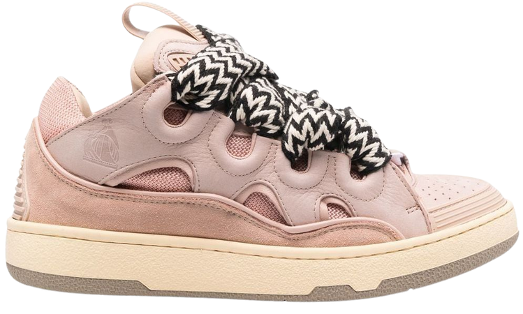 Lanvin Leather Curb Sneakers - Farfetch