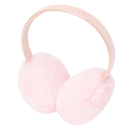 Claire’s Pink Plush Ear Muffs