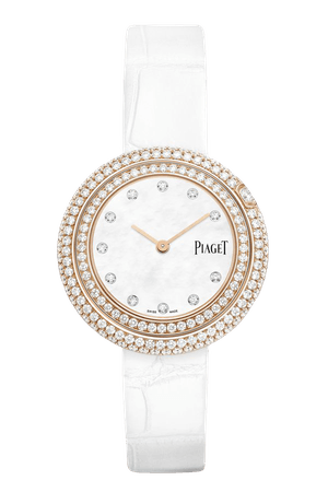 Rose gold Possession 29mm 18-karat rose gold, alligator and diamond watch | Piaget | NET-A-PORTER