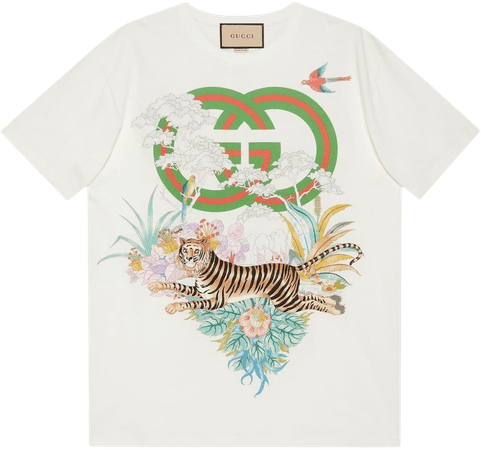 Gucci Interlocking G print T-shirt - FARFETCH