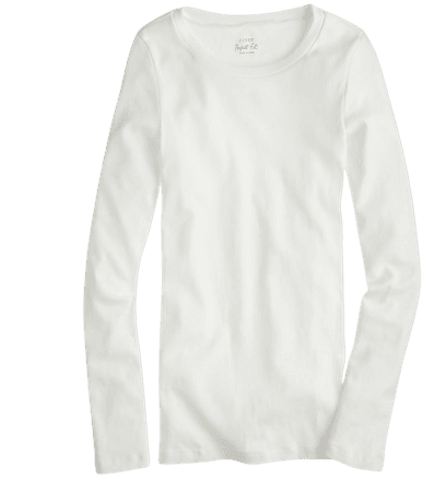 J.Crew: Slim Perfect Long-sleeve T-shirt For Women
