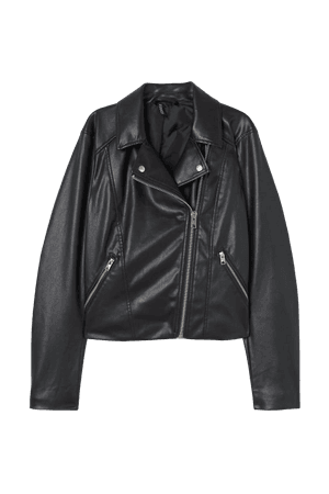Biker Jacket - Black - Ladies | H&M US