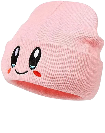 JILANI HANDICRAFT - Kirby Beanie Adult Size Anime Hat Accessory Kawaii, Medium-Large (Pink) at Amazon Men’s Clothing store