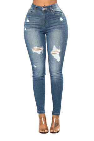 *clipped by @luci-her* On Fleek High Rise Skinny Jeans - Medium Blue Wash, Jeans | Fashion Nova