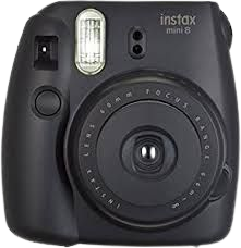 black polaroid camera