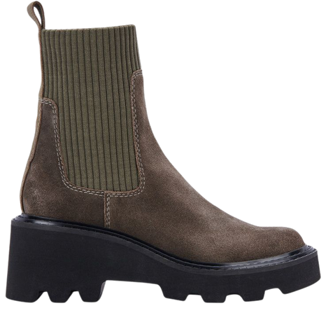 HOVEN H2O BOOTS OLIVE SUEDE – Dolce Vita