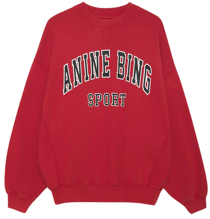 ANINE BING Jaci Sweatshirt Anine Bing - Red