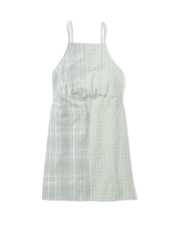 AE Plaid Cami Mini Dress