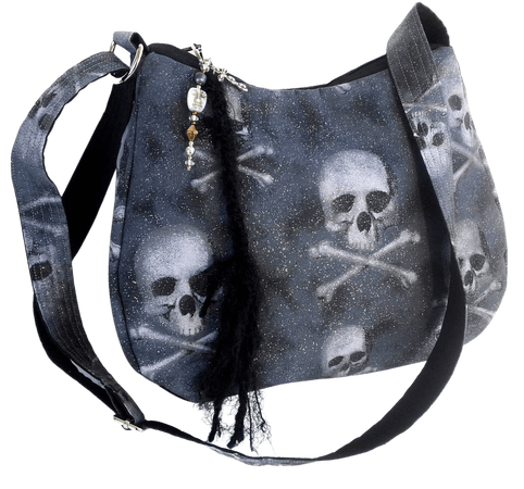 goth skull bag