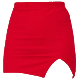 Jemmia Red Split Mini Skirt | PrettyLittleThing USA