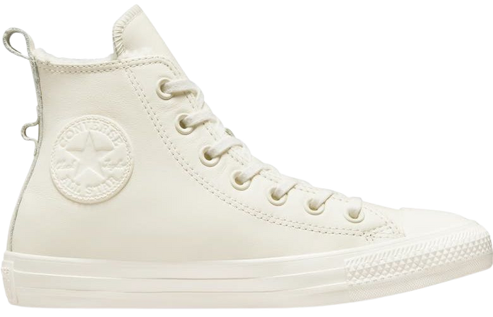Converse Chuck Taylor® All Star® Fleece Lined Leather High Top Sneaker | Nordstrom