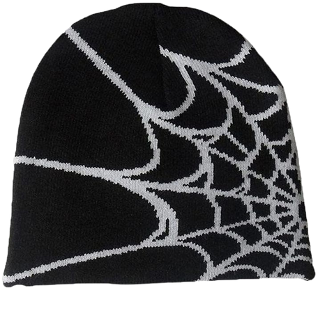 spider web beanie