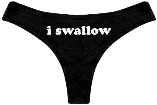 I Swallow Panties Funny Sexy Slutty Bachelorette Party Bridal | Etsy