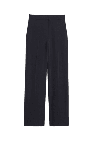 Wide-cut Pants - Dark blue - Ladies | H&M US