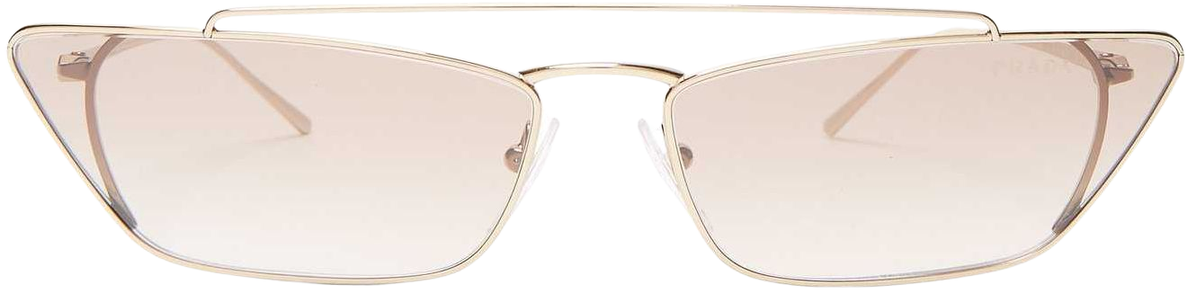 Lunettes de soleil œil-de-chat en métal Ultravox | Prada Eyewear | MATCHESFASHION.COM FR