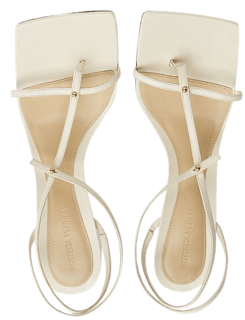Bottega Veneta square-toe strappy sandals