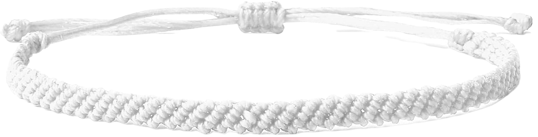 Amazon.com: Starain White Surf Braided Bracelet for Women Men Adjustable Boho Surfer Bracelet Beach Waxed Thread Waterproof Anklet or Bracelet: Clothing, Shoes & Jewelry