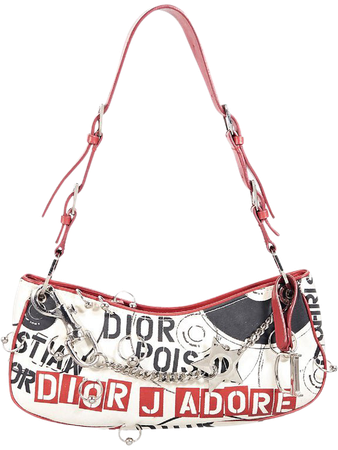 Multicolor Christian Dior Printed Shoulder Bag For Sale at 1stdibs