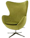 Amazon.com: Flash Furniture Grass Green Wool Fabric Egg Chair with Tilt-Lock Mechanism: Kitchen & Dining