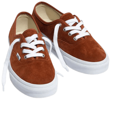 Vans® Unisex Authentic Lace-Up Sneakers in Brown Suede