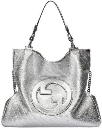 Gucci Interlocking G metallic-leather Tote Bag - Farfetch