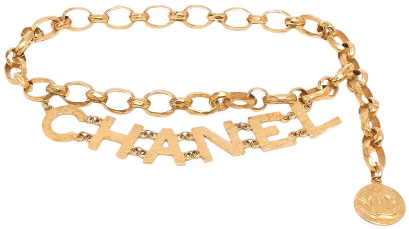 Chanel Pre-Owned 1993 logo-lettering Chain Belt - Farfetch