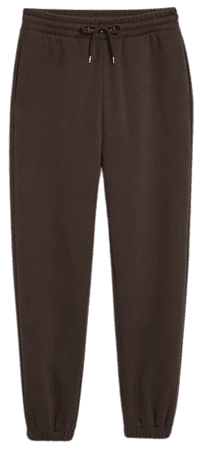 Cotton sweatpants - Brown - Sweatpants - Monki WW