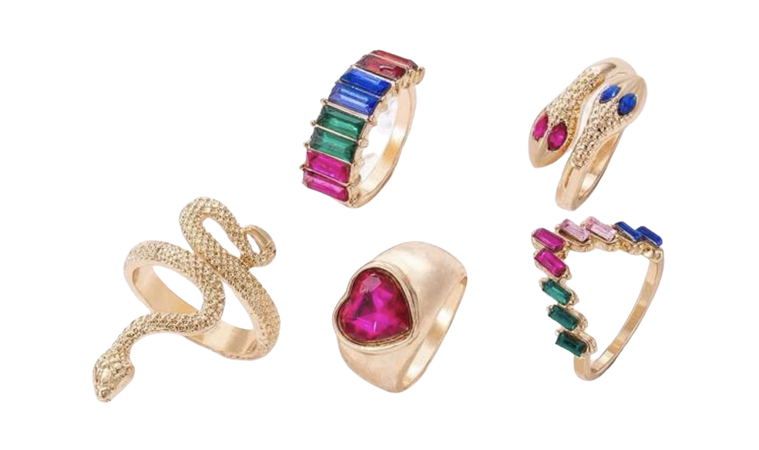 colorful rings