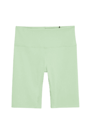 Green active bike shorts - Light green - Monki WW