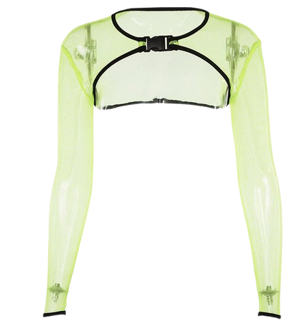 Kliou women fashion Reflector green button Waistcoat crop top 2018 mesh full sleeve short sexy zip up striped sweatshirts -in Hoodies & Sweatshirts from Women's Clothing on Aliexpress.com | Alibaba Group