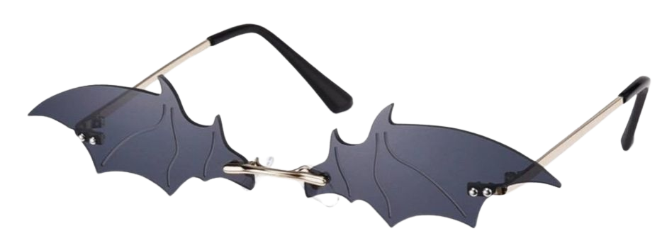 Bat wing glasses