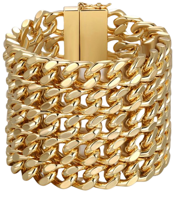 Emili Casia 18k Platinum Gold-Plated Brass Bracelet