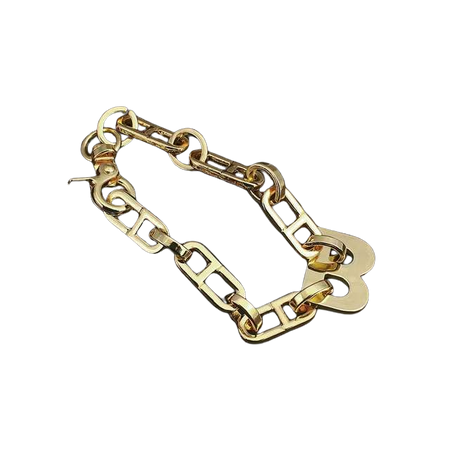 Fleepmart 2021 New Design Gold Color Metal Letter B Bracelets for Women Thick Link Chain Bracelet Fashion Jewelry