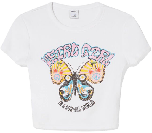 Short sleeve T-shirt with print - T-shirts - Woman | Bershka