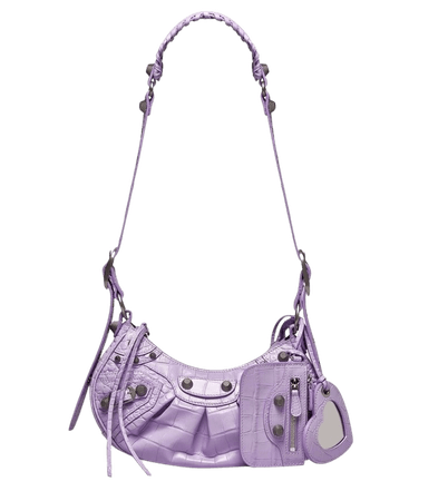 pastel purple balenciaga bag