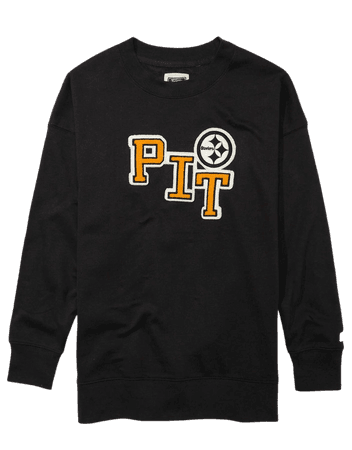 Tailgate Women's Pittsburgh Steelers Oversized Sweatshirt