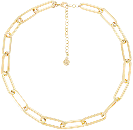 BaubleBar Hera Link Necklace in Gold | REVOLVE