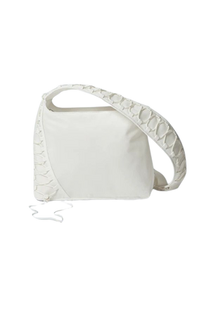 Drawstring Shoulder Bag - White - Weekday WW